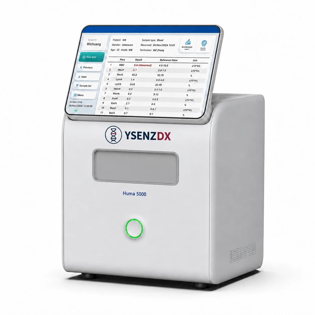 Huma 5000 Multifunctional Blood Analyzer